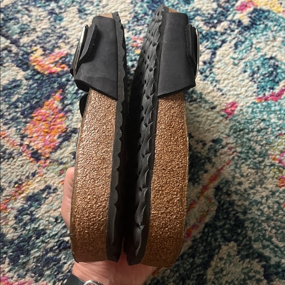 Birkenstock Big Buckle Shearling Oiled leather Madrids - Picture 6 of 8